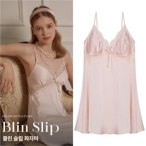 에블린 새틴 블린 슬립 EBFLE4T15M /3color