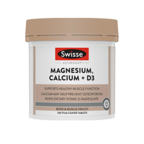 [대용량] 스위스 호주 칼마디 칼슘 마그네슘 비타민d Swisse Ultiboost Magnesium Calcium Vitamin D, 1개, 200정