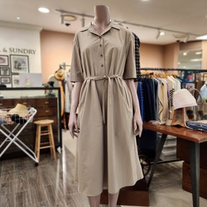 BCBG [올앤선드리] 엘 서커 OP 원피스 _ A4F7O608 72 [M/BEIGE]