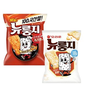 오리온 뉴룽지124g + 뉴룽지 고추장카라멜 105g +젤리사은품, 1세트, 230g