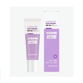 [휴대용 소용량] 공스킨 UV프로텍터 선크림 SPF50+ PA++++, 6개, 10ml