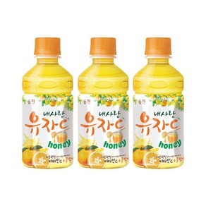 웅진 내사랑유자C, 280ml, 24개