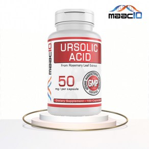 맥텐 우르솔산 우르솔릭산 50mg 100캡슐 Ursolic Acid