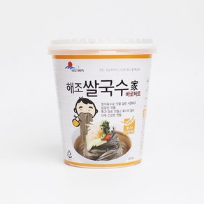 바다가득히 해조쌀국수 완도바다 톳쌀국수 컵국수 시원 칼칼한 맛, 36개, 82g