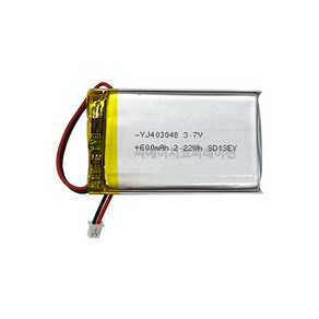 YJ 리튬폴리머배터리 KC인증충전지 3.7V YJ403048 600mAh, 1개, 1개입