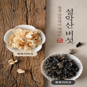 국내산 무농약인증 생목이버섯 건목이버섯, 생흑목이버섯(1kg), 1개