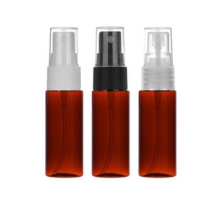 [묶음판매] 스프레이용기 10ml 15ml 20ml 30ml 40ml 허브스프레이공병 미스트용기, 20ml 갈색용기, 흰색캡, 10개