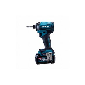 마키타 Makita Led 라이트 임팩트 드라이버파랑 40V max 2.5Ah 배터리 2개 충전기 포함 TD002GRDX, 1개