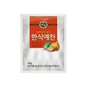 한식예찬(백설) 3kg, 1개