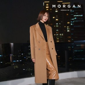 모르간 24FW 프리미엄 카멜100 코트