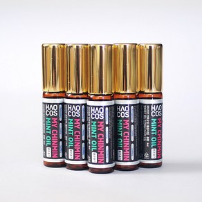 [HAOCOS] 마이 친민 민트오일(롤온) 4ml 천연에센셜오일100% 코막힘 두통 비염, 1개