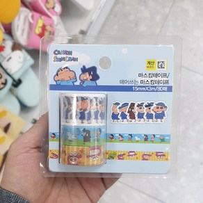 짱구 떼어쓰는 마스킹테이프 유치원 15mm x 3m, 1개, 단품