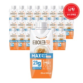 테이크핏 맥스 고소한맛 프로틴, 250ml, 48개