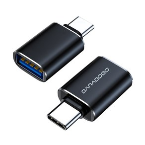 바라보고 C타입 USB 3.0 OTG 젠더, 1개, 블랙