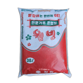 웰빙 분갈이용 혼합토, 1개, 30L