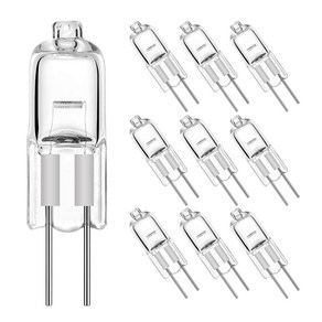 10pcs G4 할로겐 전구 12V 5W 10W 20W 35W 50W 라이트 글로브 많은 JC 바이 핀 LED 램프 따뜻한 화이트 교체, 3) 20W