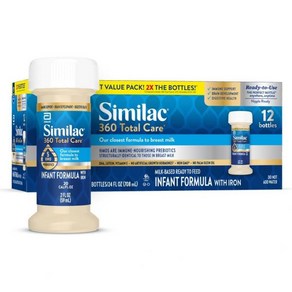 시밀락 Similac 360 토탈 케어 유아용 조제분유 5가지 HMO 프리바이오틱스 59ml 12개, 1개