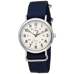 Timex 위캔더 크로노 수정 아날로그 손목시계 브라운 가죽 스트랩 20 (TW2R63200)