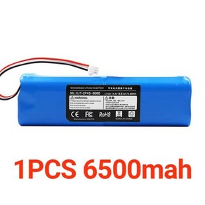 샤오미 로이드미 이브 플러스 바이oMi S9 LydSto R1 VXVC07-JG 리튬 배터리 충전식, 2.144 볼트 - 6500mAh, 1개