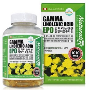 감마리놀렌산 달맞이꽃종자유 Gamma Linolenic Acid, 180정, 1개