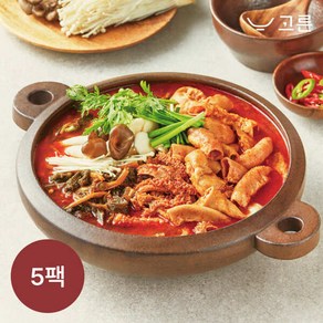 [고른] 더담은 곱창전골 1000g (1팩 2인분), 5개, 1kg