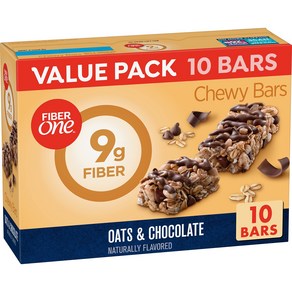 Fibe One Chewy Bas Oats & Chocolate Fibe Snac Fibe One Chewy Bas 오트 & 초콜릿 파이버 스낵 14.1 oz, 10개