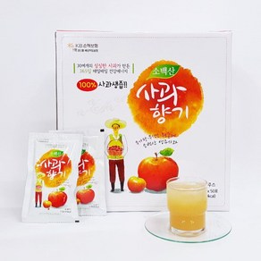 푸드공작소 소백산사과향기 사과즙 110ml x 100포, 11L, 1개