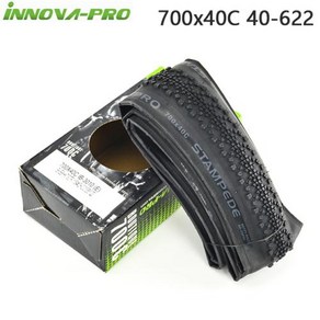 자전거 타이어 INNOVAPRO 오프로드 MTB 도로 접이식 사이클링 29 인치 700C IB3010 60TPI 5075 PSI 700x 40C 40622, 1개