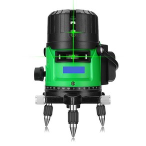 VKKN 고정밀 레이저 레벨기 프로급 고성능 수평기 레이저 레벨기 수직 수평 적외선녹색수평기 고정밀 자동 레벨링 타선 수평기 방진 방수 넘어짐 방지 실내외 공용, 푸른 색, 5선(이중 리튬전지), 1개, 푸른 색 * 5선(이중 리튬전지) * 1개