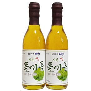 [예천들기름] 국산 350ml 저온으로 살짝 볶은 건강한 들기름