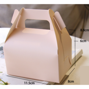 앞열림 조각케이크 답례품 박스 상자