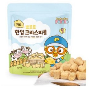 어니스트에프엔비 뽀로로 한입 크리스피롤 치즈, 60g, 3개