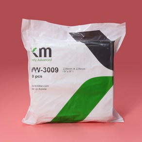 KM 폴리와이퍼 무진보루 크린룸 와이퍼 WW-3009 / WW-3009NPE / WW-3009N, 1개