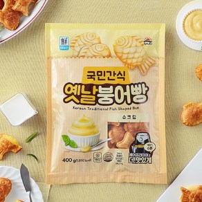 대림 옛날 미니붕어빵 슈크림 400g, 3개