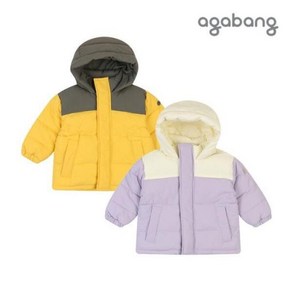 [아가방] TC01 콜드베이직웰론점퍼(PURPLE YELLOW)_ 01Q755003