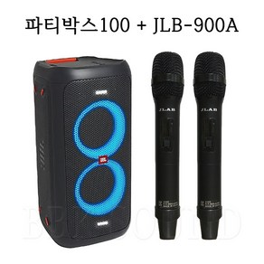 JBL patybox100+무선핸드마이크 2대 파티박스100 블루투스스피커 삼성정품