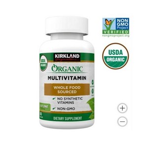 커클랜드 Kikland Signatue USDA 유기농 종합 비타민 80정 228027, 커클랜드 Kikland Signatue USDA 유, 1개