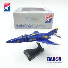 비행기모형 F-4 팬텀 II 블루 엔젤스 전투기 모형 F-4 Phantom II Blue Angels 1대155 Daron PS5384-5 스카이월드