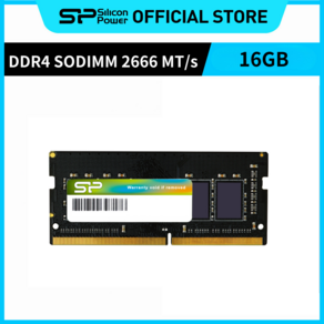 실리콘파워 Silicon Powe DDR4-2666 PC4-21300 노트북용 램 패키지 메모리 RAM, 16GB, 1개