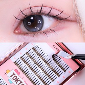 코링코 톡톡하라 필터속눈썹 200pcs (10mm), 블랙 10mm, 1개