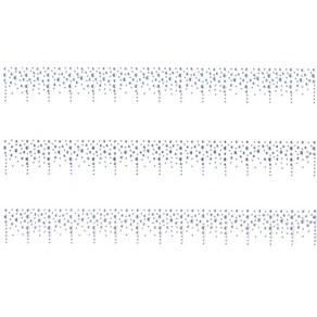 핫픽스 모티브 의류리폼 옷리폼 스톤 큐빅 - 일자 눈송이 뿌림