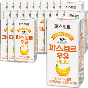 파스퇴르 바나나우유, 190ml, 24개, 24개