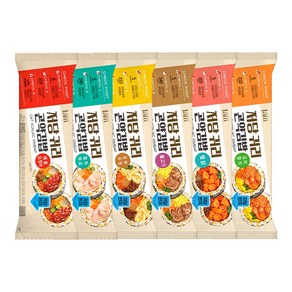 [1am] 저당 귀리 곤약김밥 6종 맛보기 세트, 220g, 6개