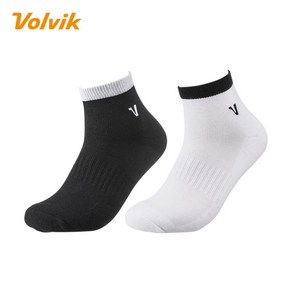 VOLVIK 볼빅 남성 단목 스포츠 양말, 화이트, 1개