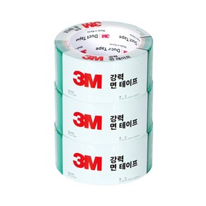 3M 강력 면 테이프 청테이프, 3개