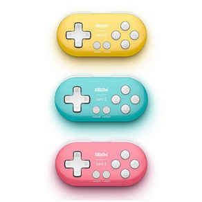 1+1 8bitdo Zeo2 닌텐도 스위치 블루투스 게임 패드 호환, 블루 X2, 2개