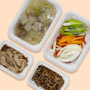 여누반찬공방 한상차림 맛보기 4종 수제 가정식 일주일 반찬 세트 새벽배송, 1개