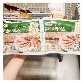 오리늘보 무항생제 훈제 슬라이스, 500g, 2개