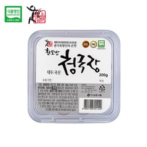 [식품명인 권기옥] 황토방 청국장 200g 골라담기, 4개