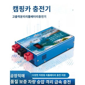 주행충전기 리튬인산철배터리화사에서 만든 인산철배터리전용 충전기 12V 24V, 12V/14.6V 30A, 1개